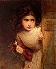 Home Paintings - Home From School by George Elgar Hicks